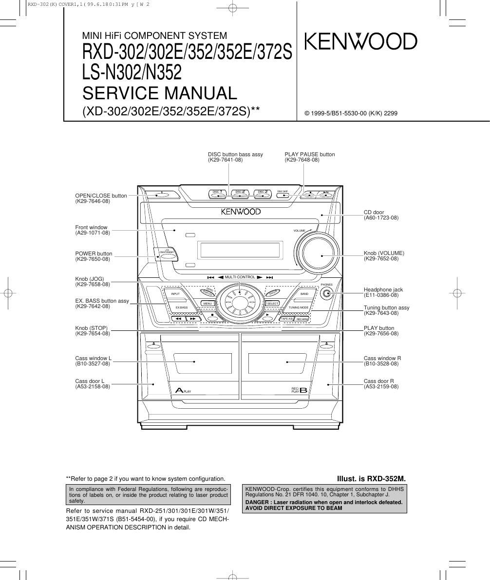 Kenwood LSN 352 Service Manual