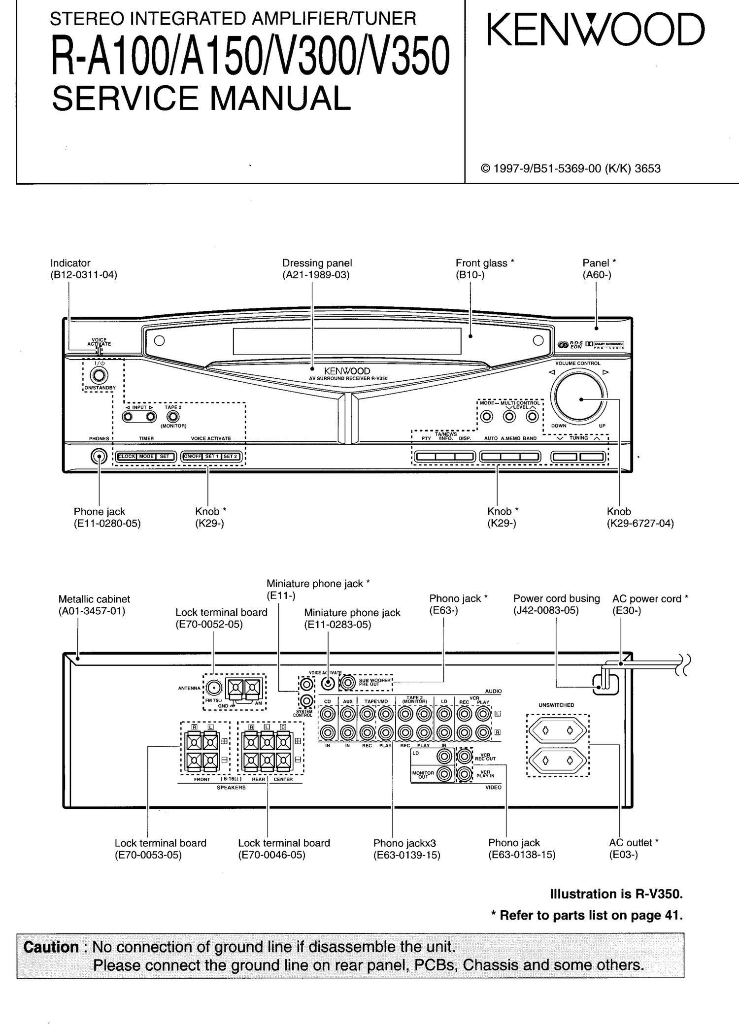 Kenwood RA 150 Service Manual