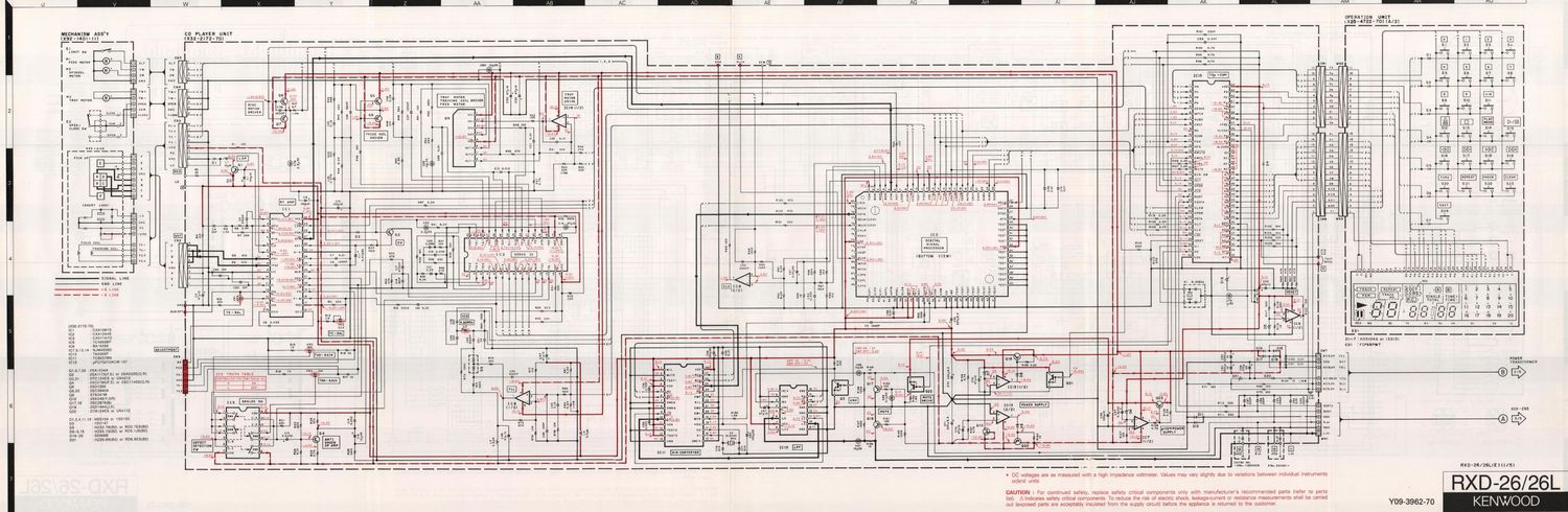 Kenwood RXD 26 L Schematic