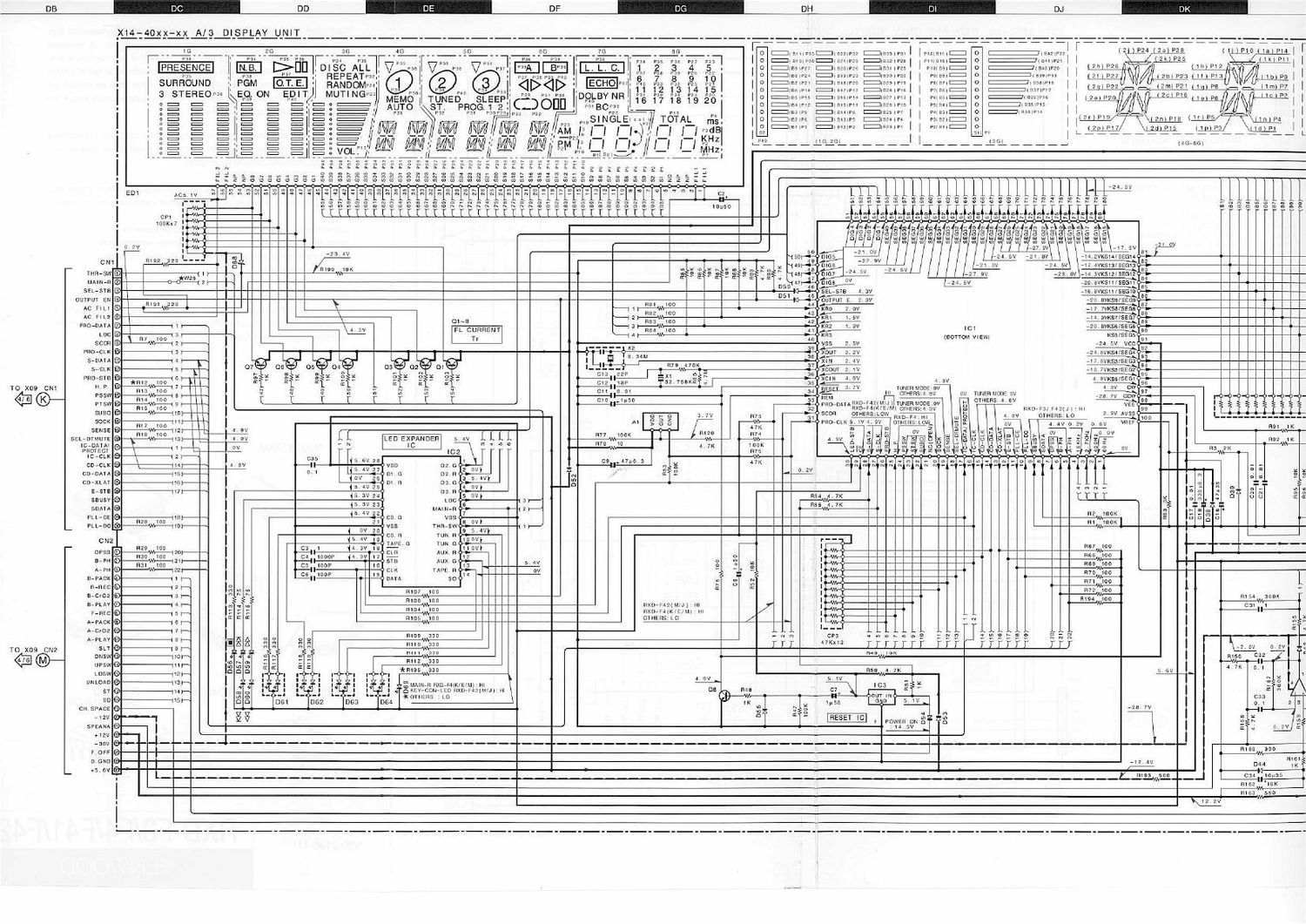 Kenwood RXDF 3 Schematic