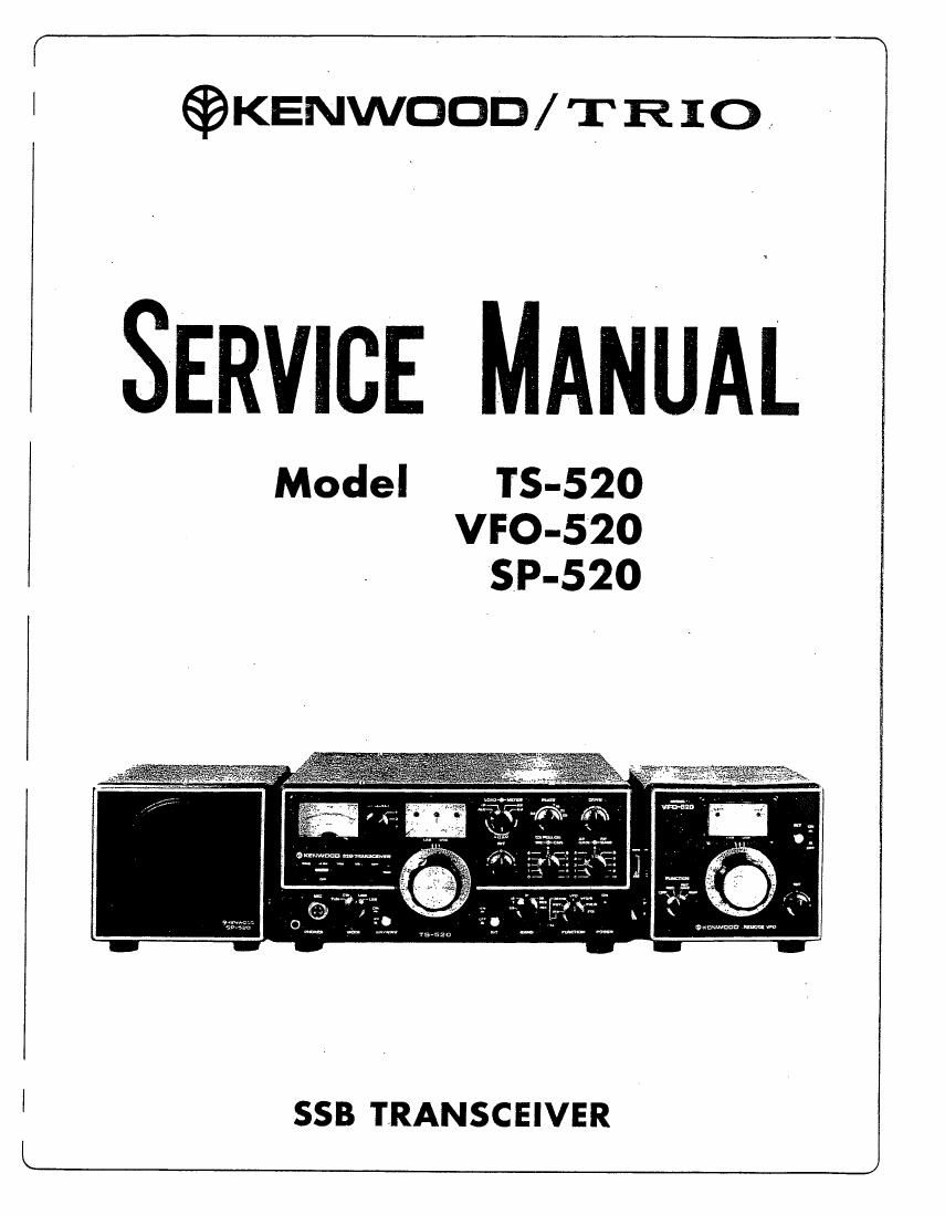 Kenwood SP 520 Service Manual