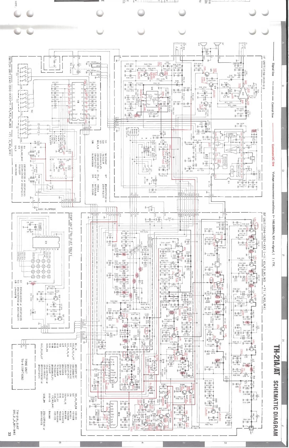 Kenwood TH 21 Schematic