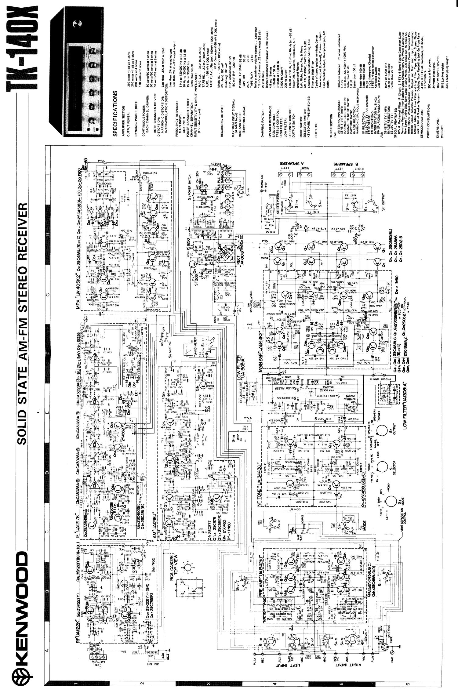 Kenwood TK 140 X Schematic