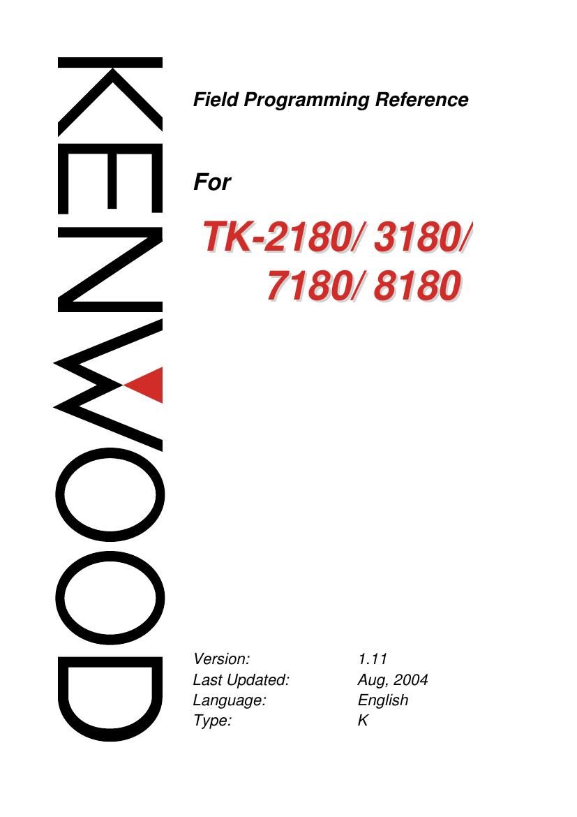 Kenwood TK 2180 Service Manual 3