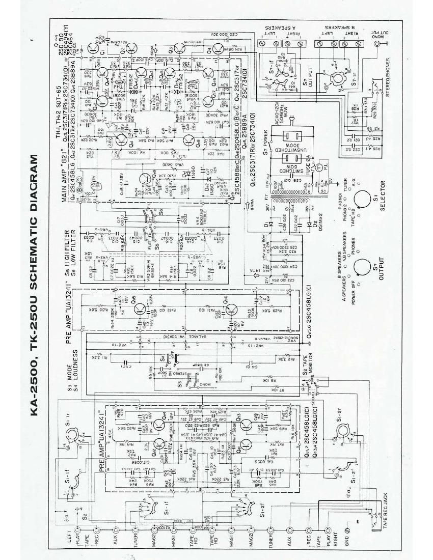 Kenwood TK 250 U Schematic