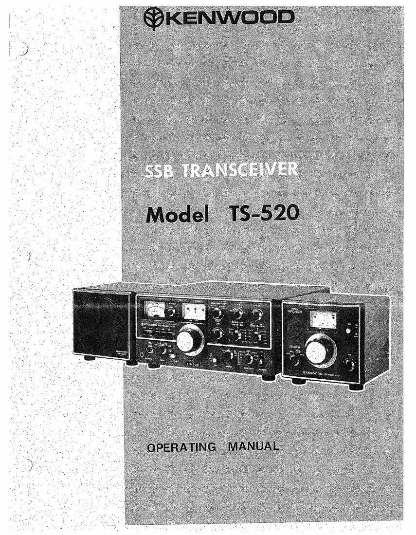 Kenwood TS 520 Owners Manual