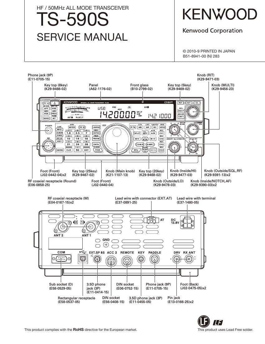 Kenwood TS 590 S Service Manual