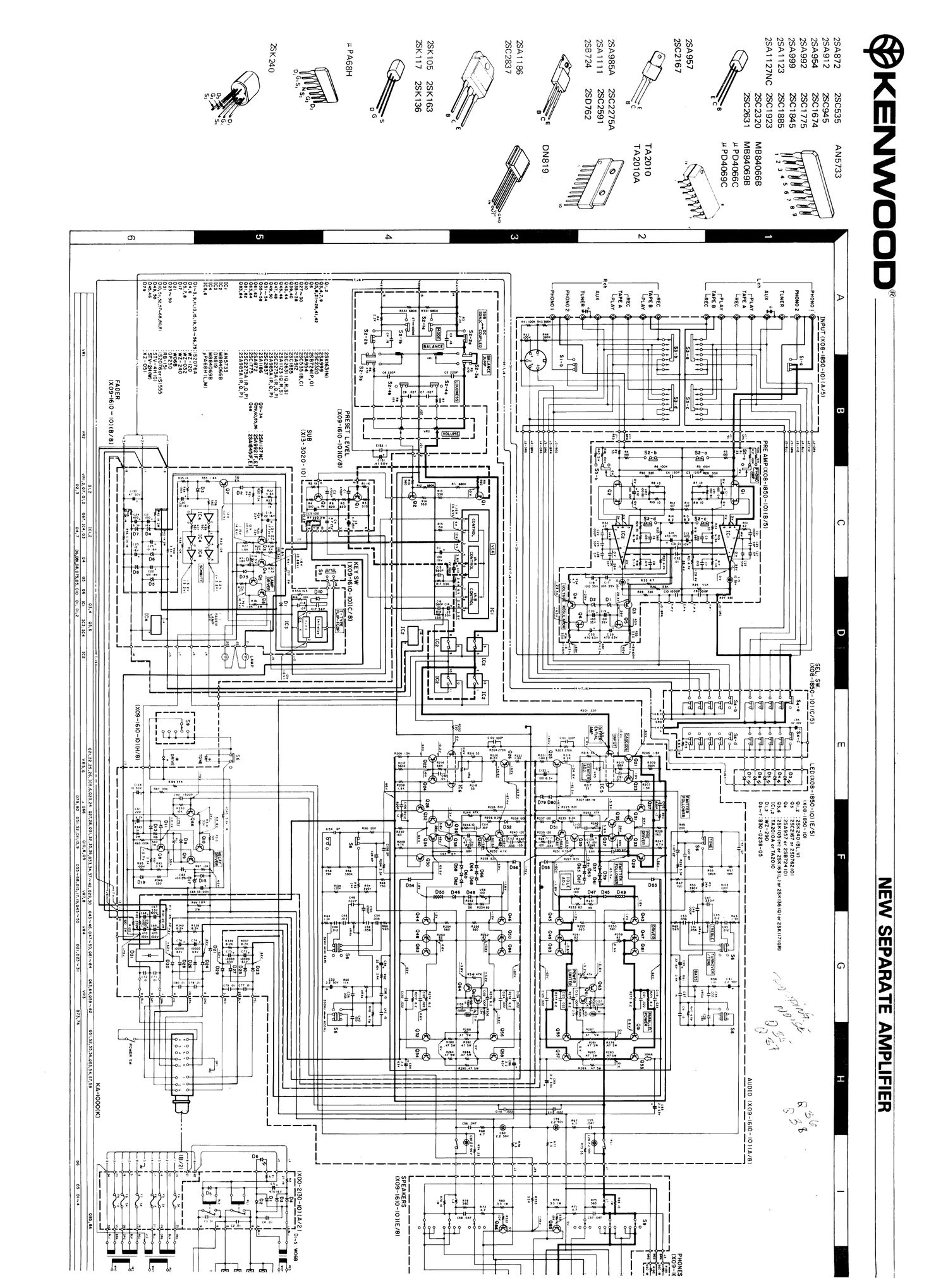 Kenwood KA 1000 Schematic