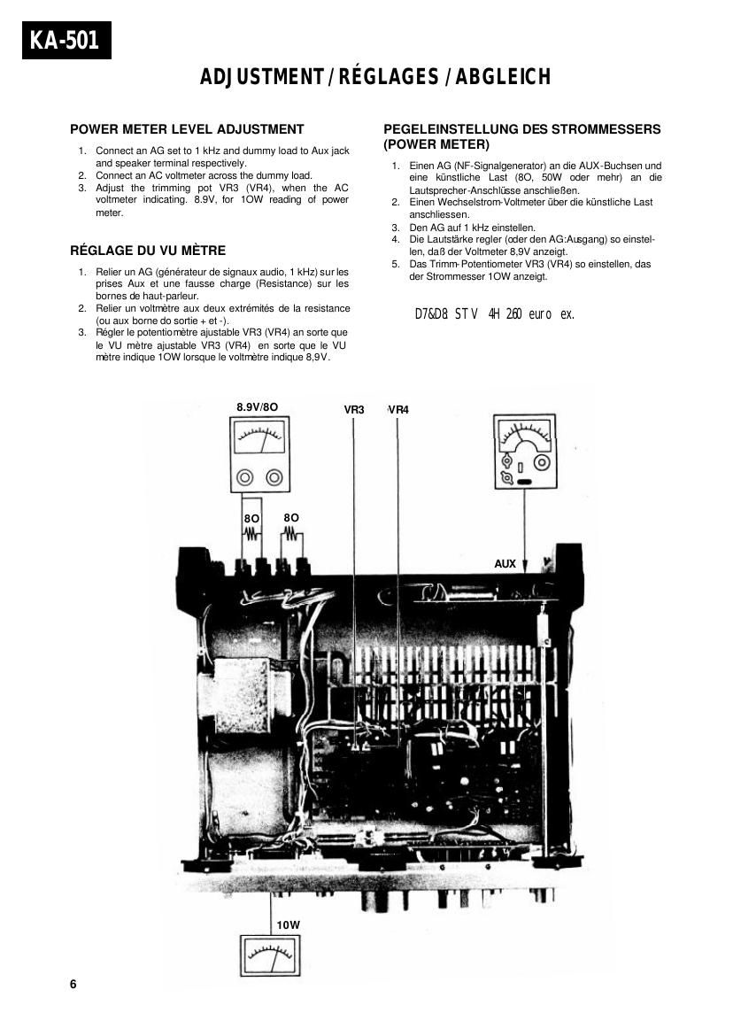 Kenwood KA 501 Service Manual 2