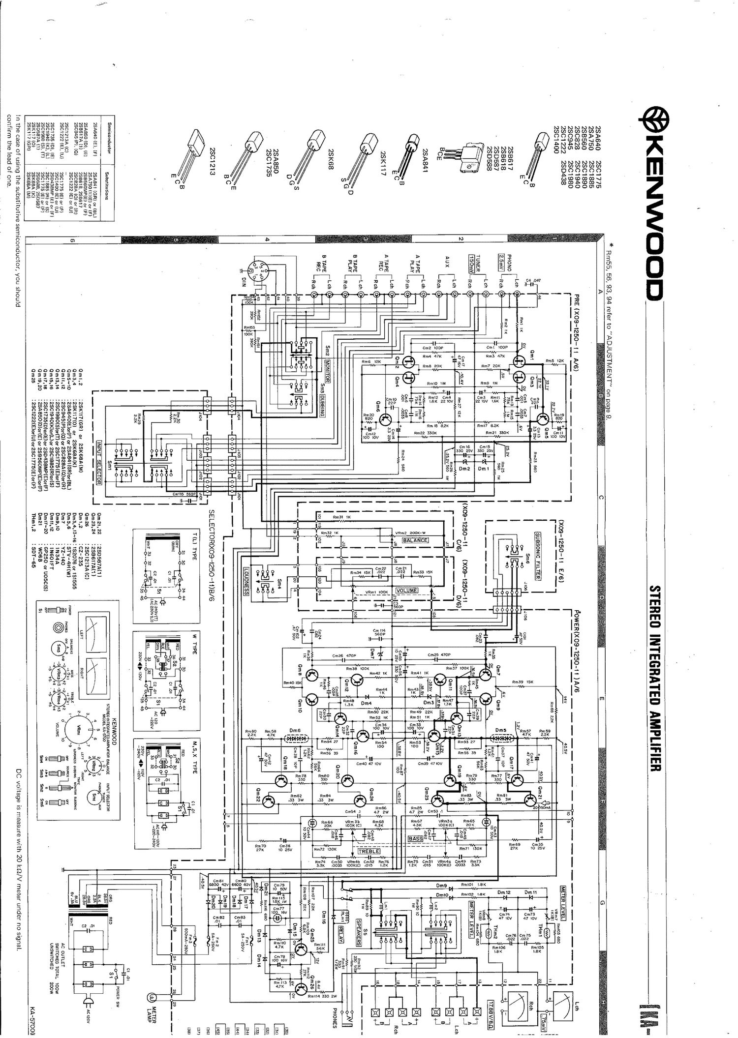 Kenwood KA 5700 Schematic