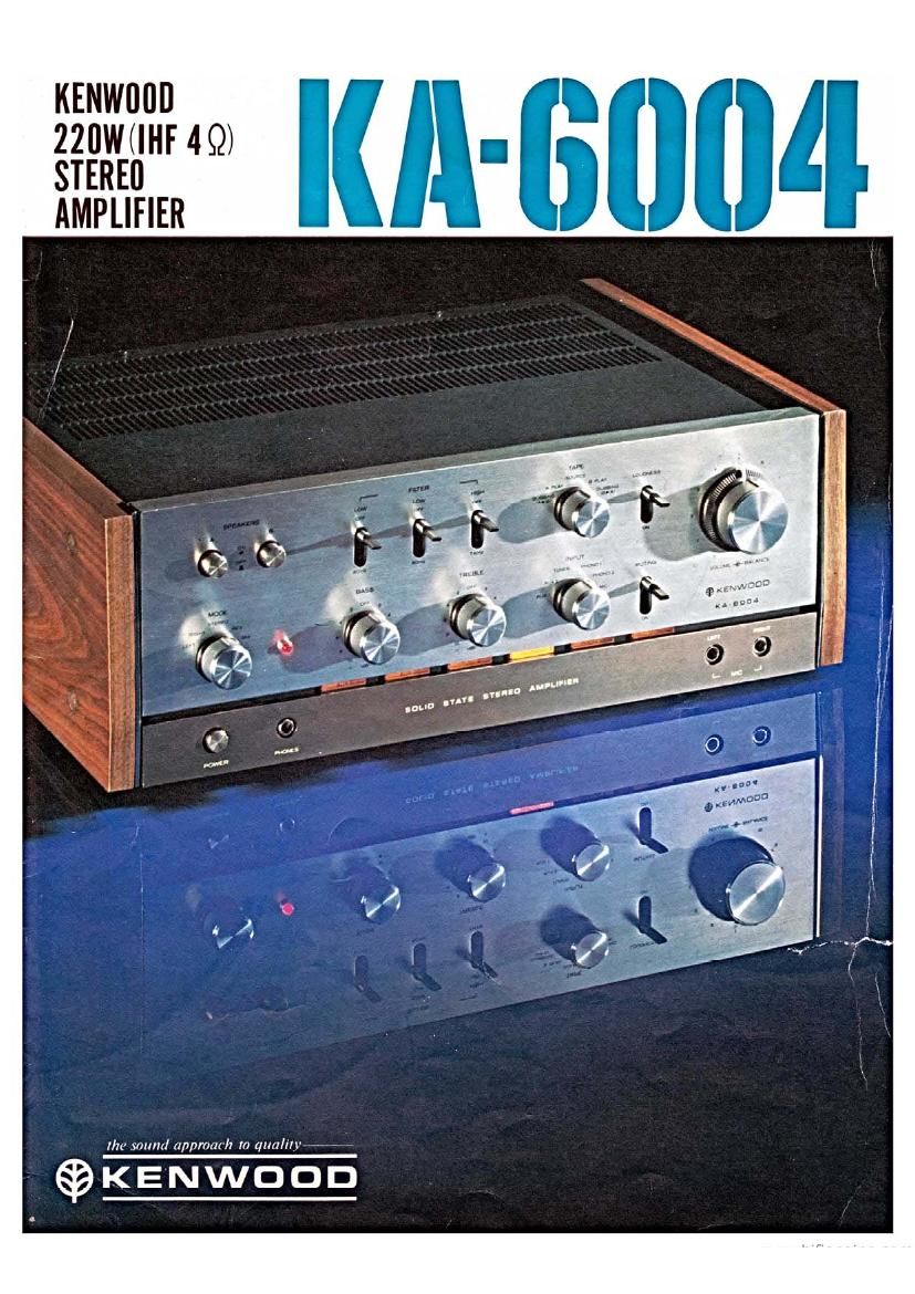 Kenwood KA 6004 Brochure