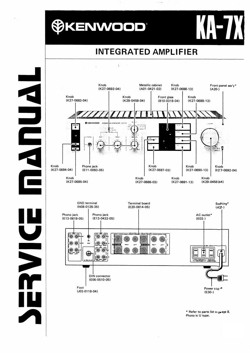 Kenwood KA 7 X Service Manual