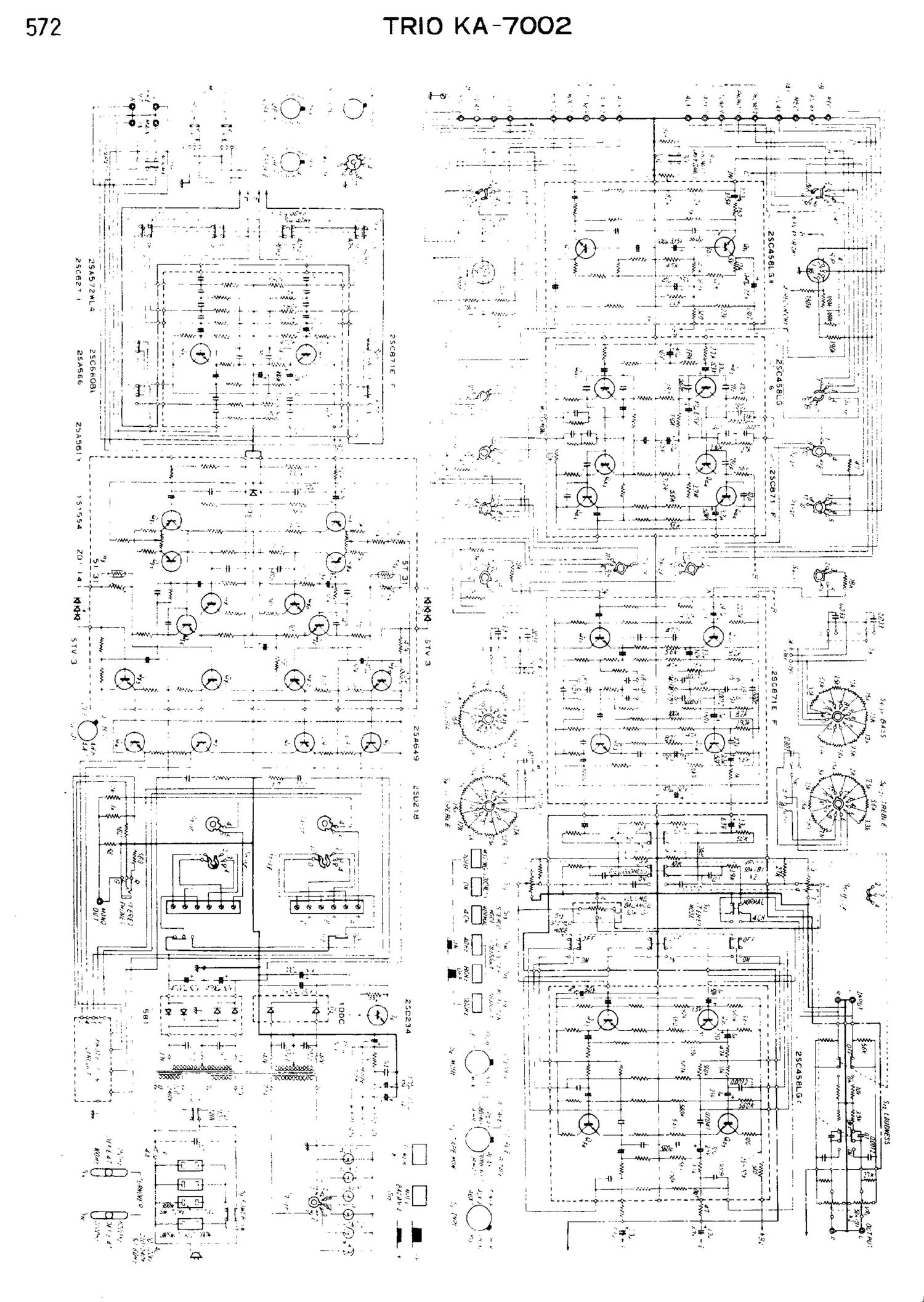 Kenwood KA 7002 Schematic