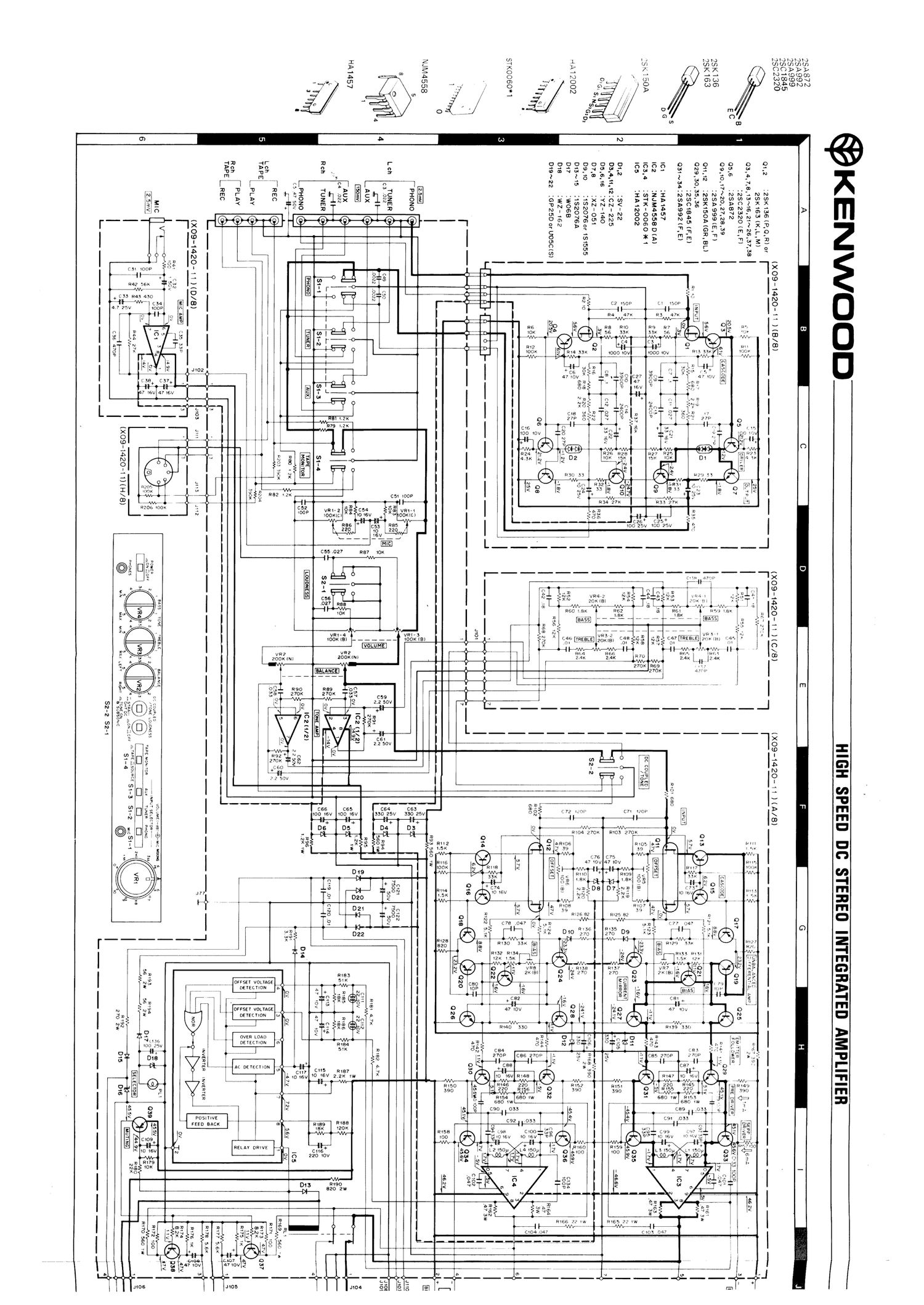 Kenwood KA 80 Schematic