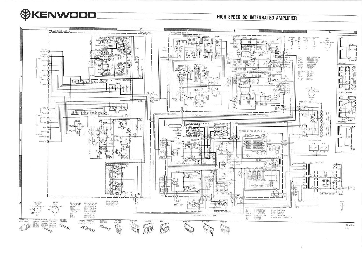 Kenwood KA 801 Schematic