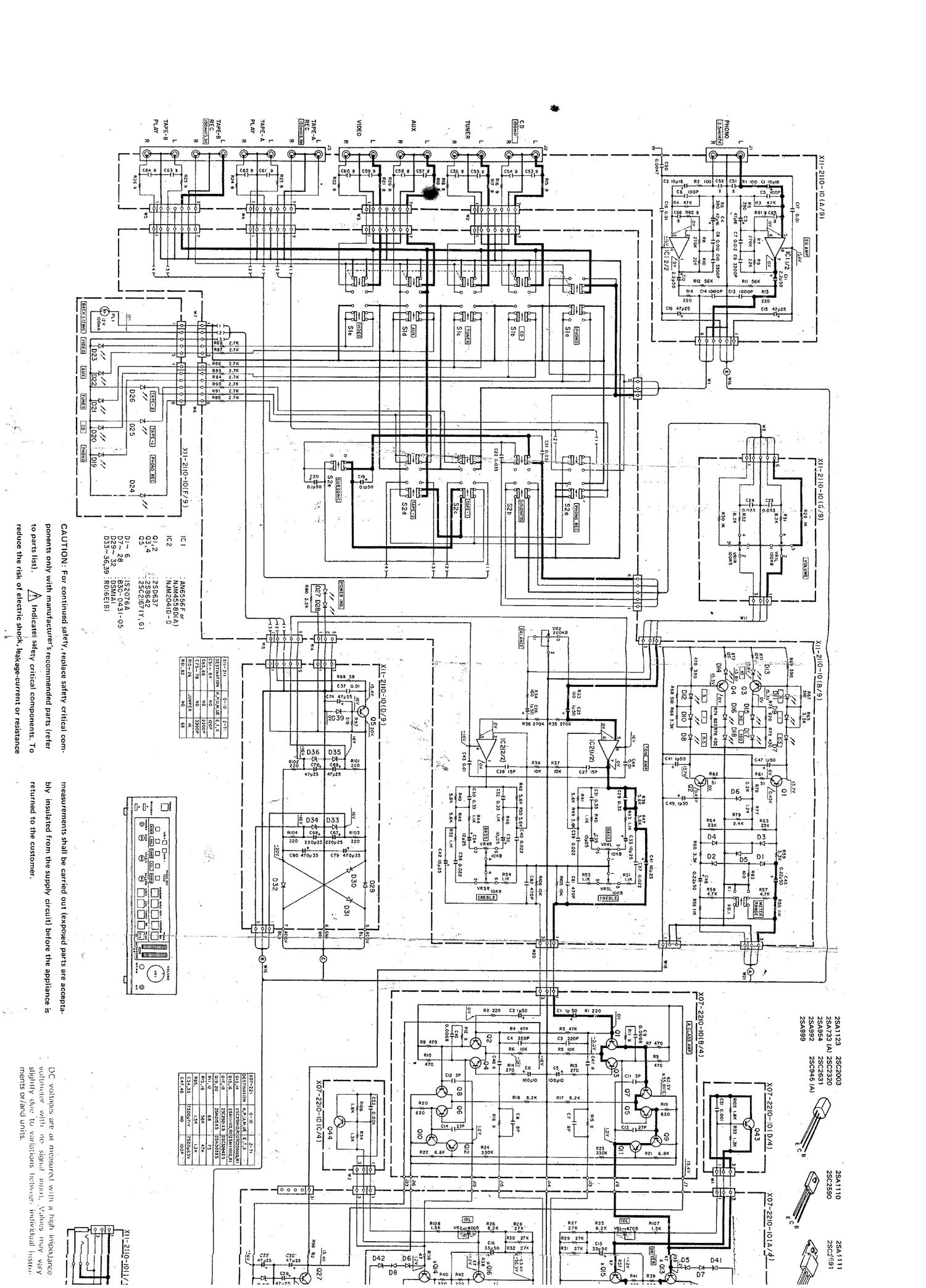 Kenwood KA 94 Schematic