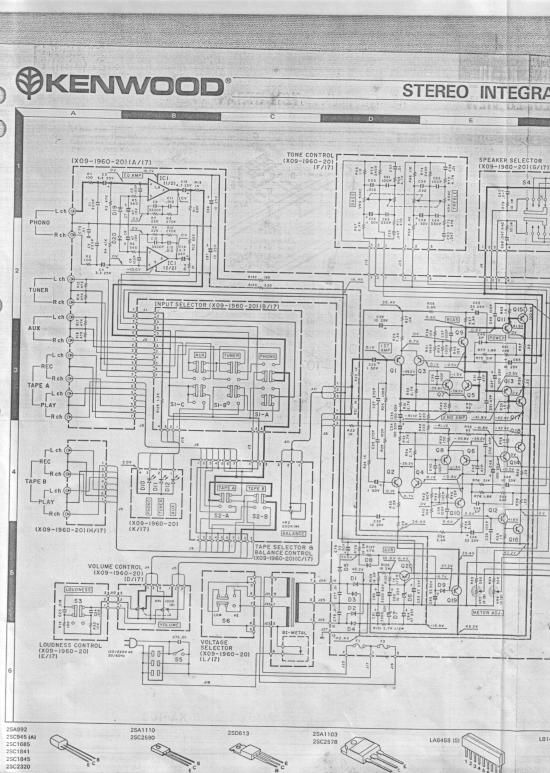 kenwood KA 100 Schematic