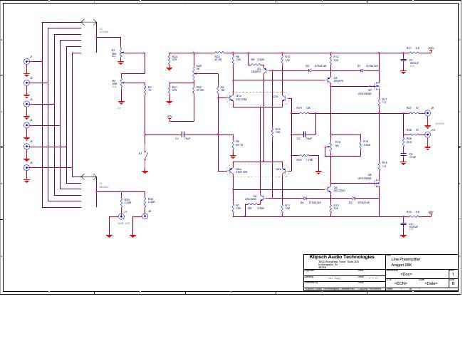 klipsch aragon 28 k schematic