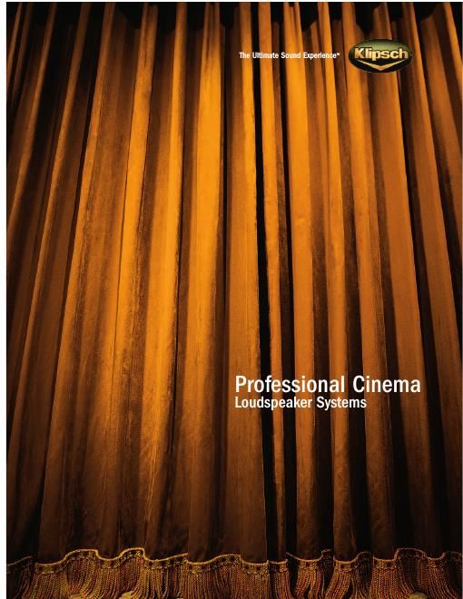 klipsch cinema brochure