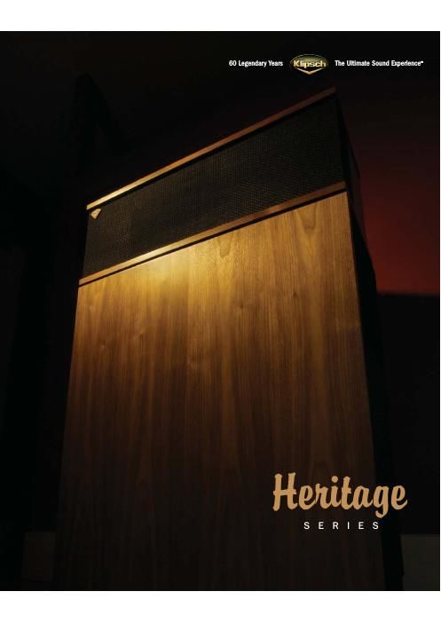 Klipsch Heritage Series Catalog