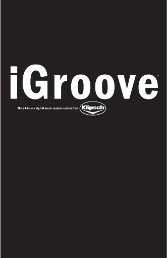 klipsch igroove owners manual