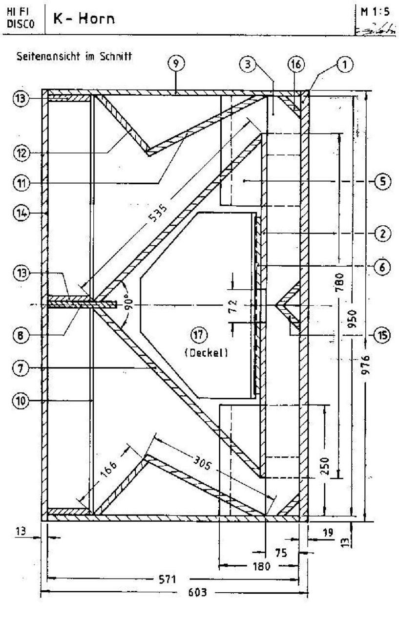 klipsch k horn schematic