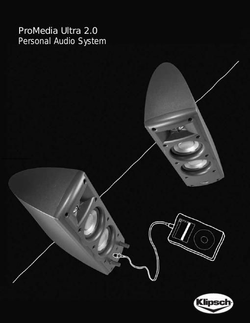 klipsch promedia ultra 2 owners manual