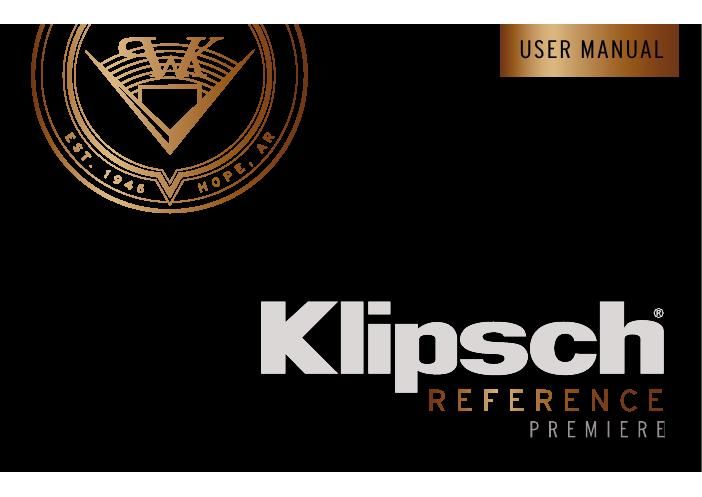 Klipsch RP Series Owners Manual