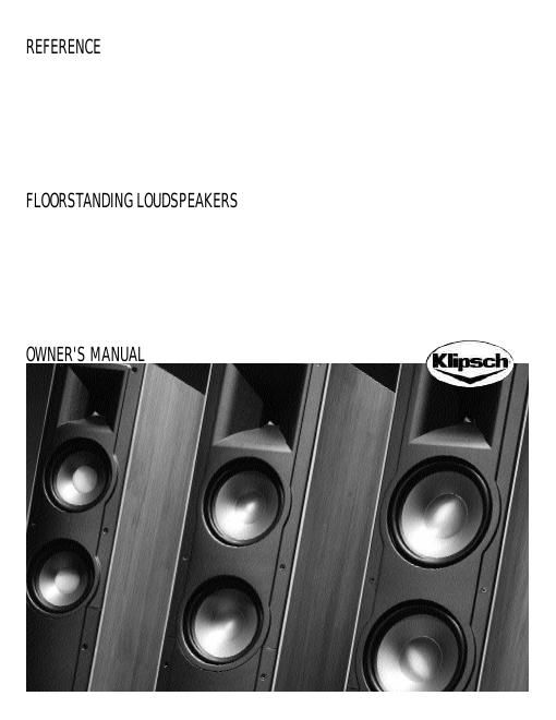 klipsch reference floorstanding owners manual
