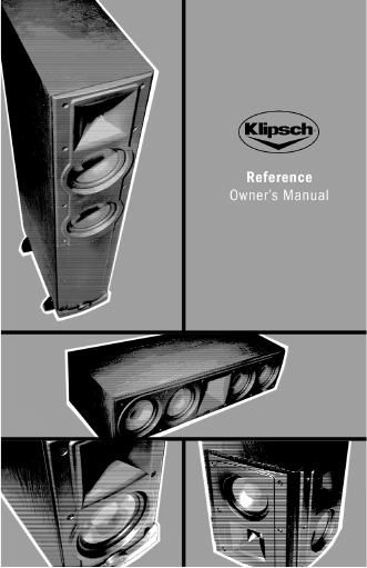 klipsch reference series owners manual
