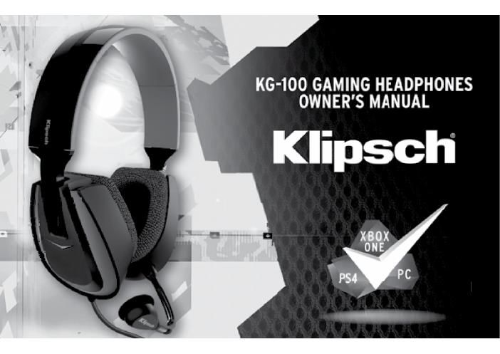 Klipsch KG 100 Owners Manual
