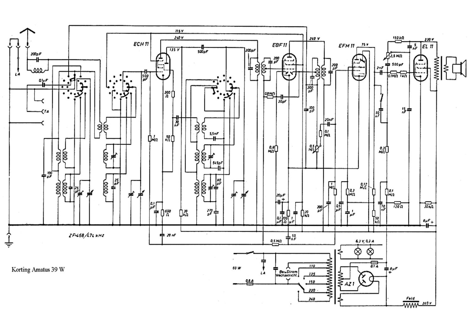 koerting 39 w amatus schematic