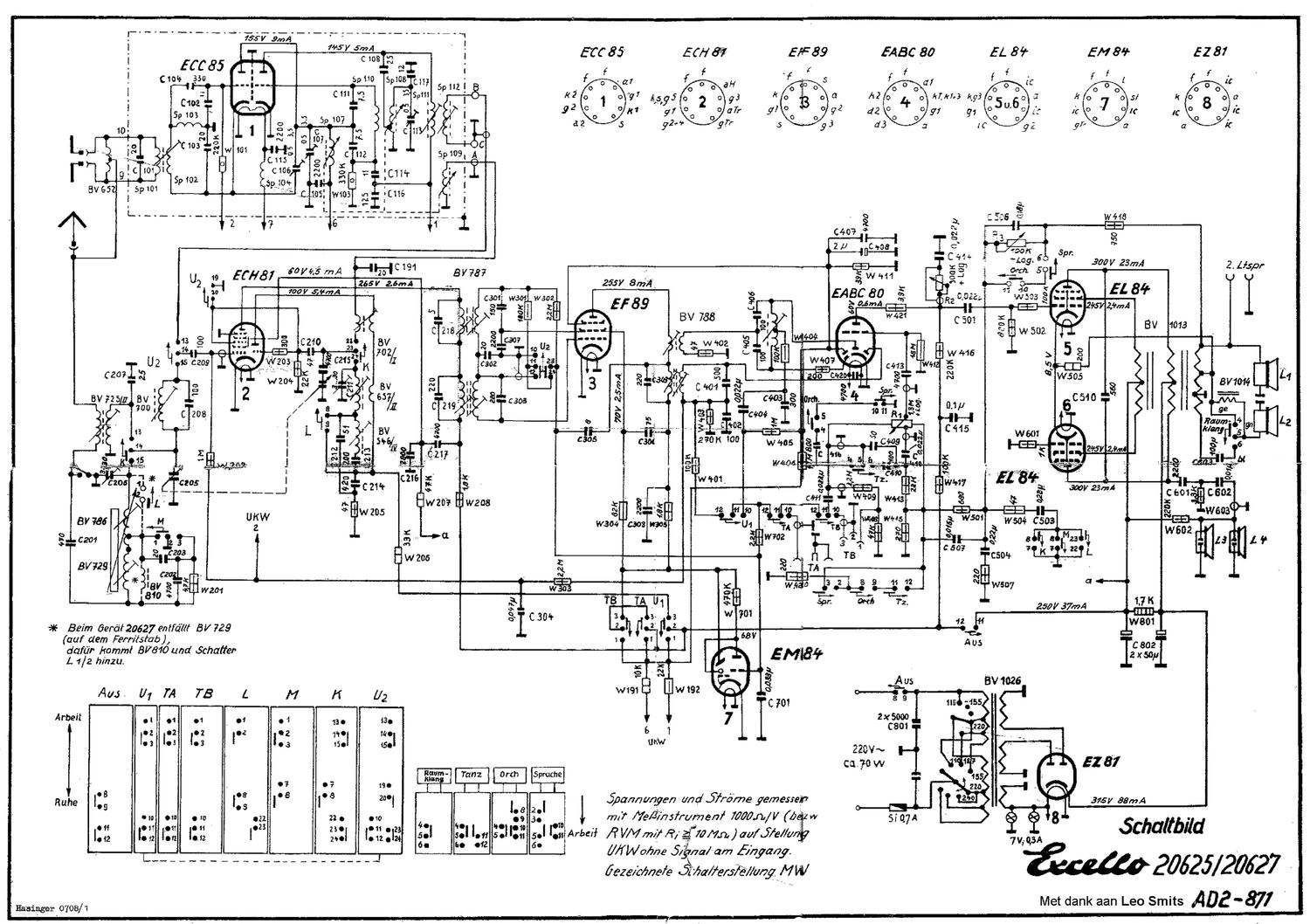 koerting excello 20625 20627 schematic