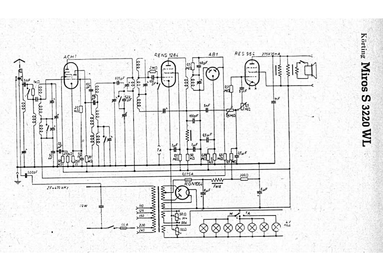 koerting miros s 3220 wl schematic