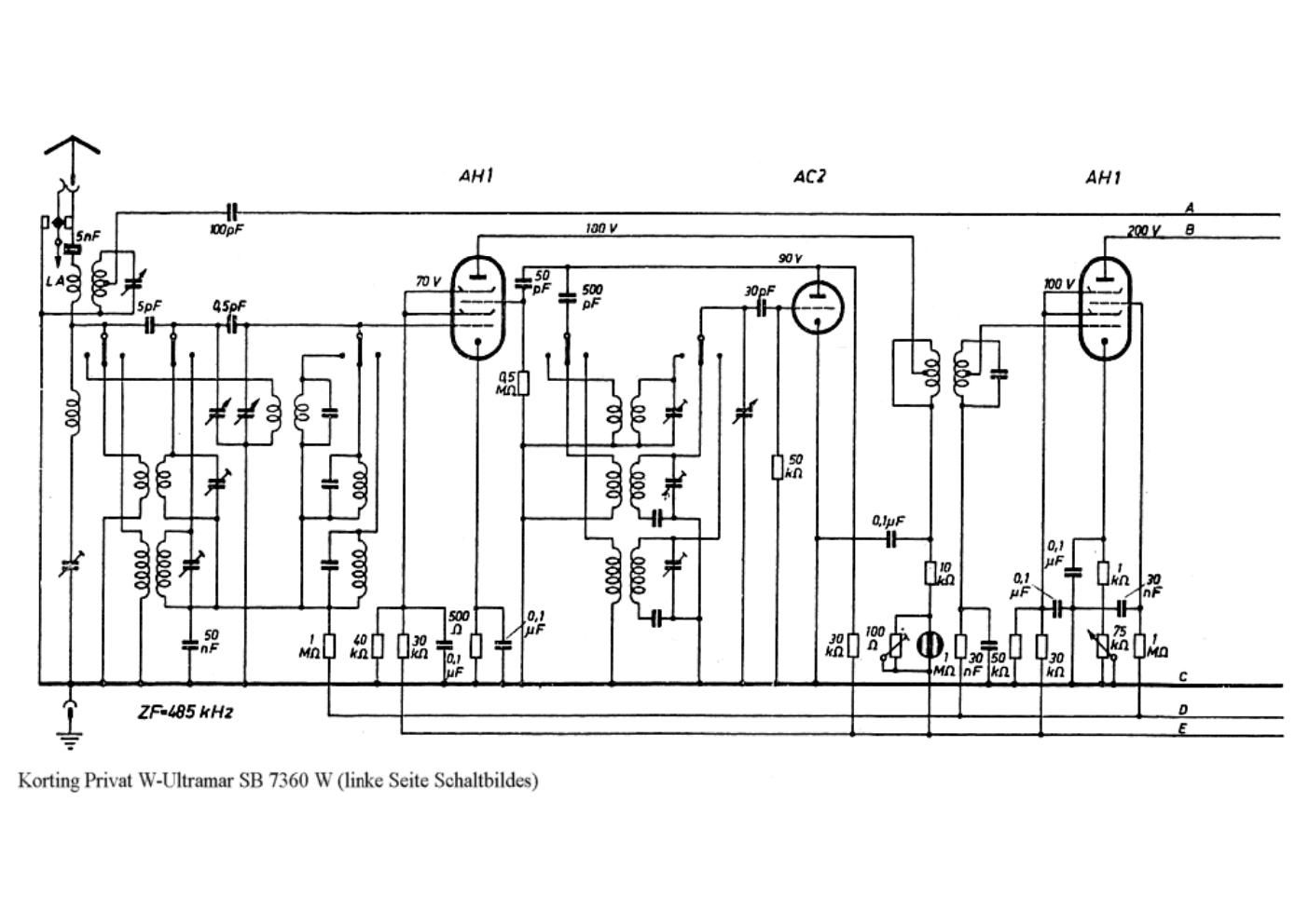 koerting privat w ultramar sb 7360 w schematic