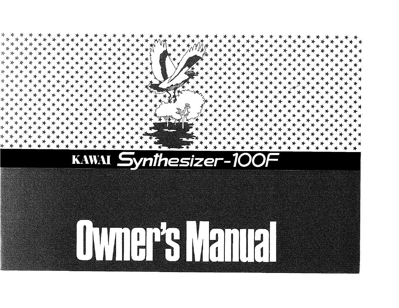 kawai 100f owner manual