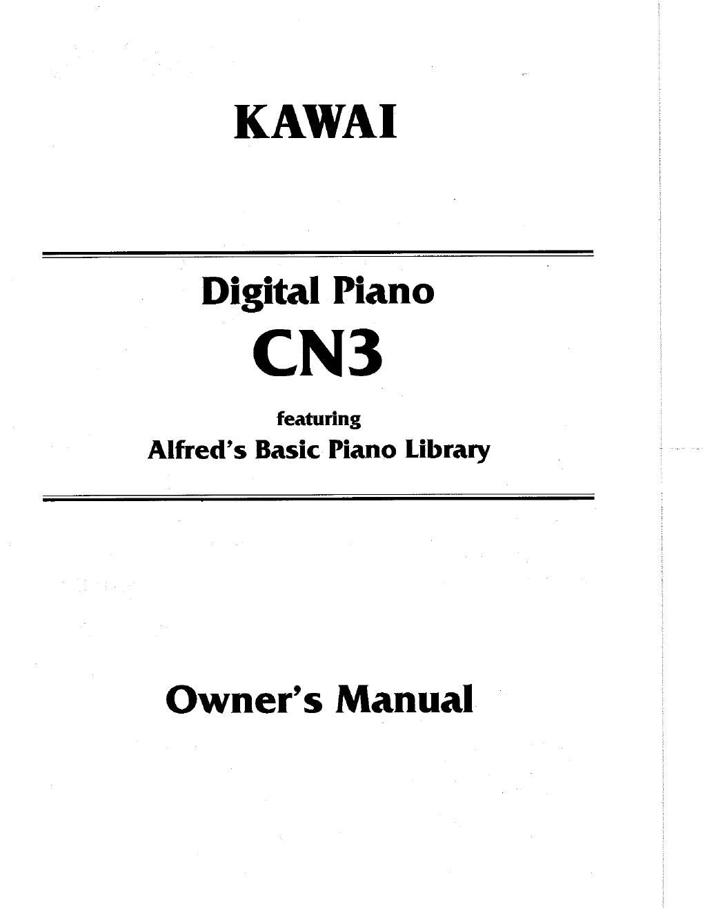 kawai cn3 owner manual