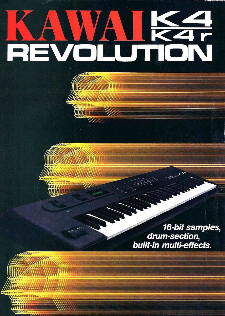 kawai k4 k4r brochure