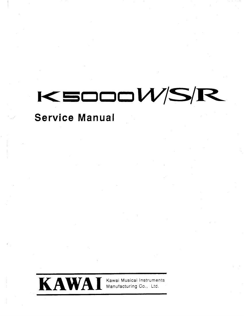 kawai k5000 service manual