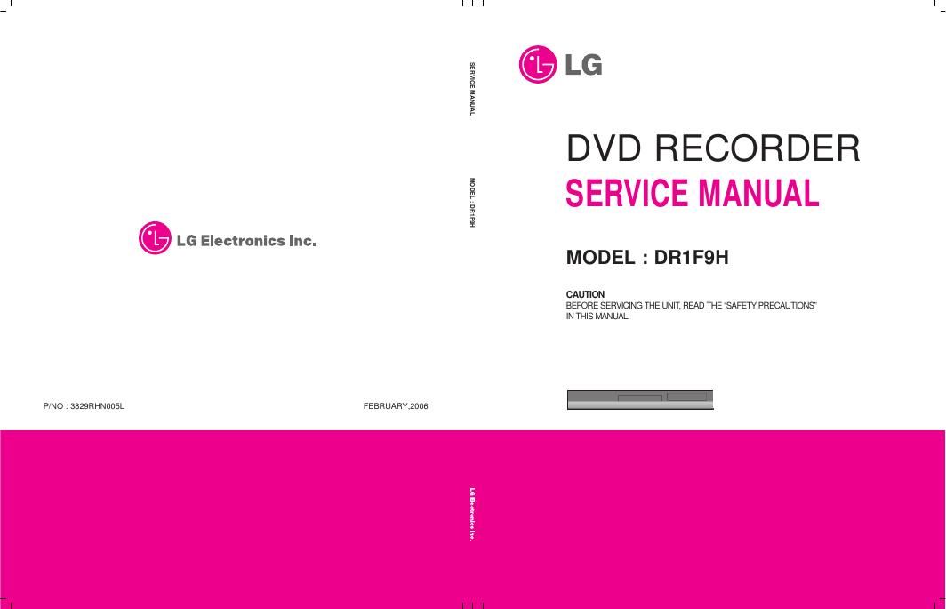lg dr 1 f 9 h service manual