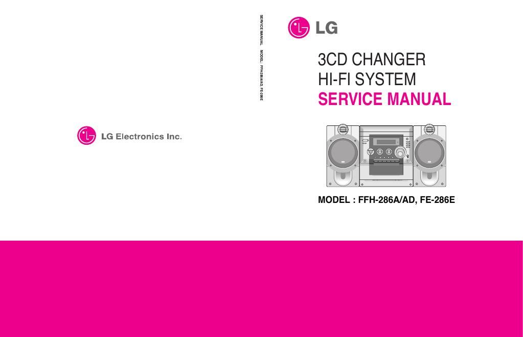 lg ffh 286 a service manual