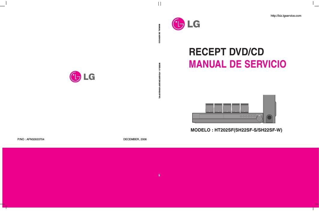 lg ht 202 sf service manual