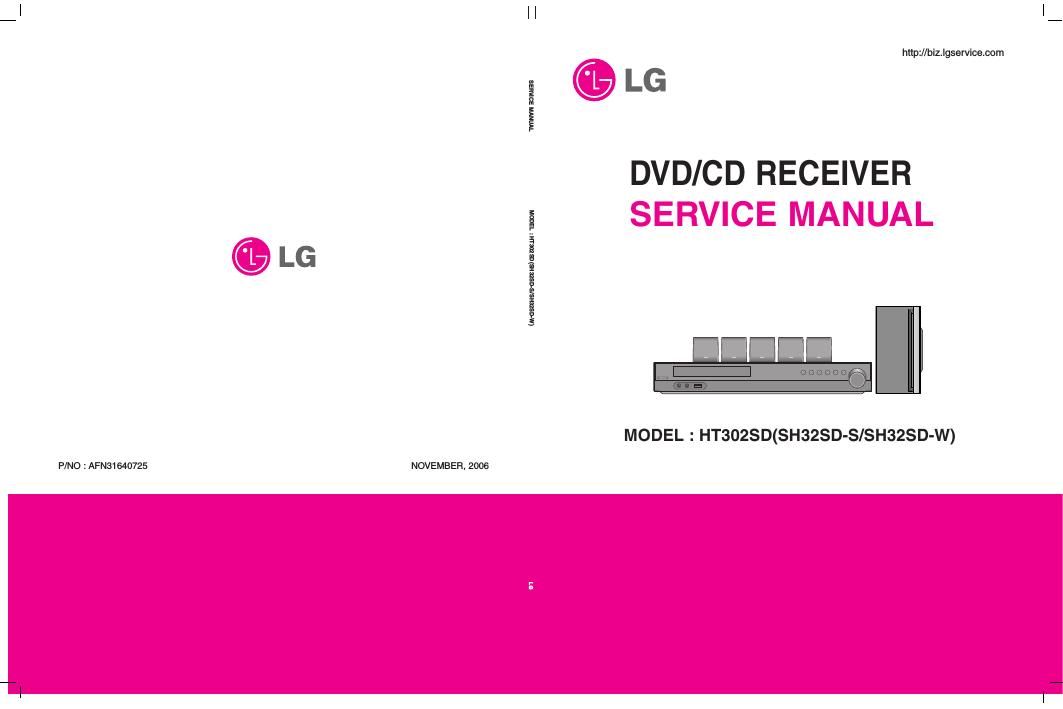 lg ht 302 sd service manual