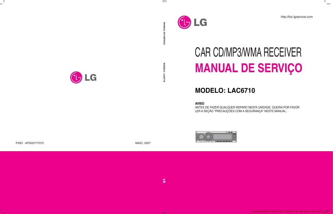 lg lac 6710 service manual