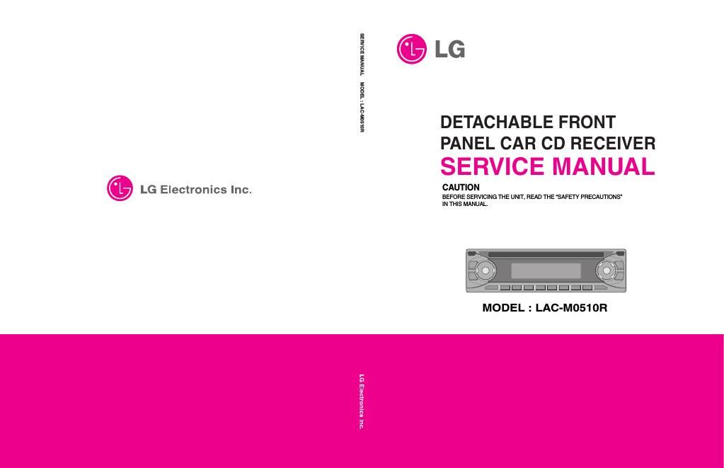 lg lacm 0510 r service manual