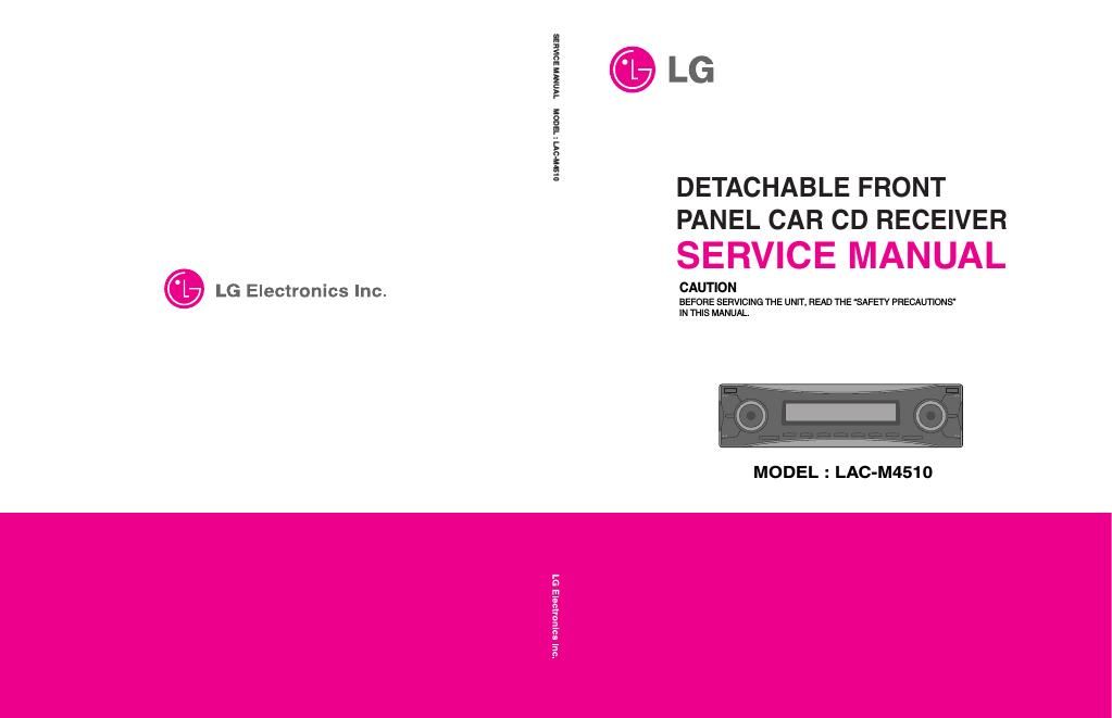 lg lacm 4510 service manual