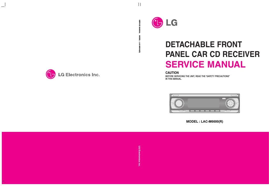 lg lacm 6600 r service manual