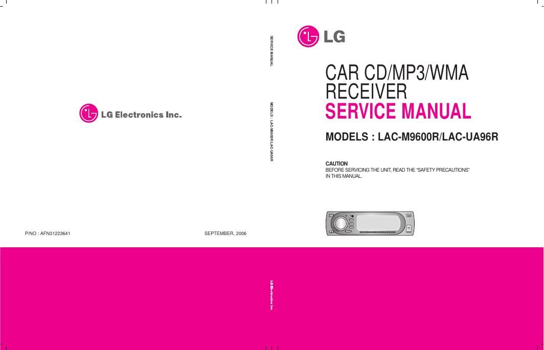 lg lacm 9600 r service manual