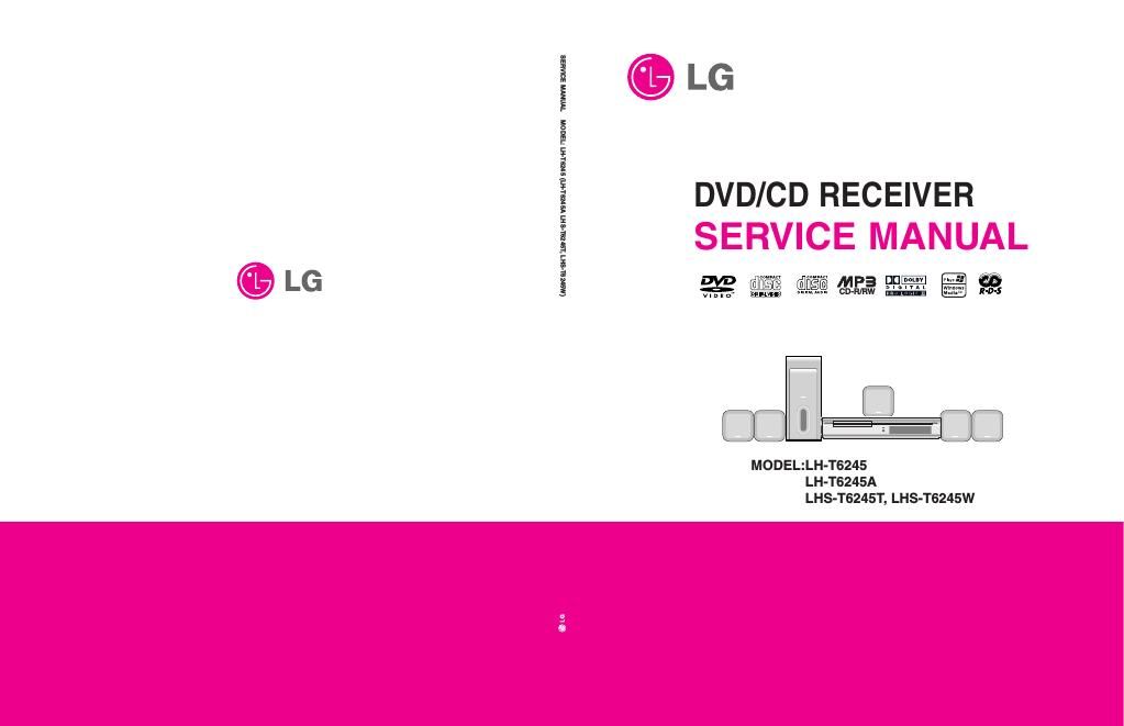 lg lhst 6245 t service manual