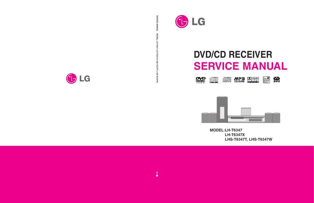 lg lhst 6347 t service manual